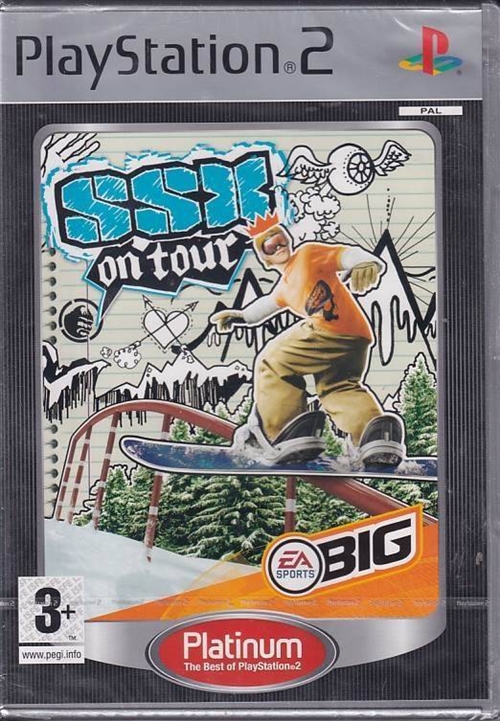 SSX on Tour Platinum - i Folie - PS2 (AA Grade) (Genbrug)